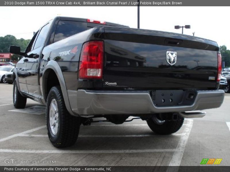 Brilliant Black Crystal Pearl / Light Pebble Beige/Bark Brown 2010 Dodge Ram 1500 TRX4 Crew Cab 4x4