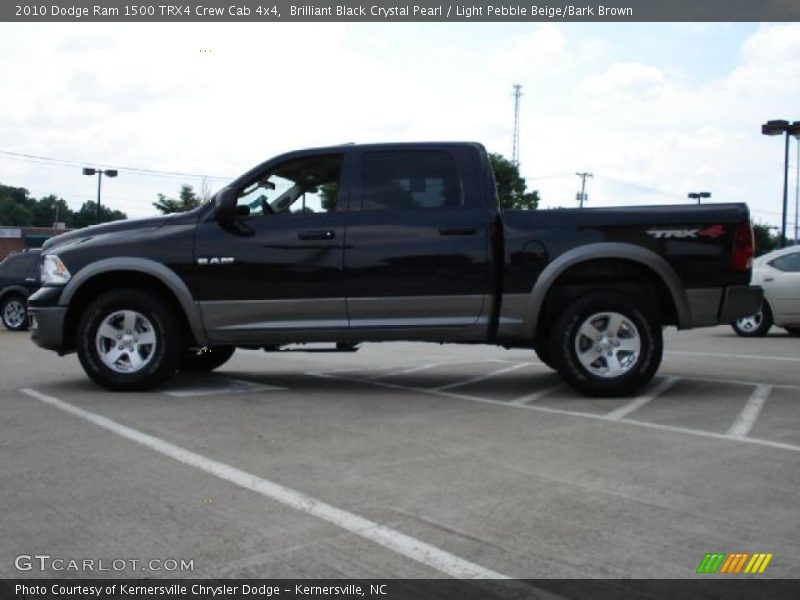 Brilliant Black Crystal Pearl / Light Pebble Beige/Bark Brown 2010 Dodge Ram 1500 TRX4 Crew Cab 4x4