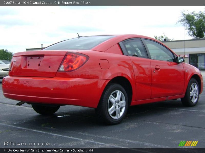 Chili Pepper Red / Black 2007 Saturn ION 2 Quad Coupe