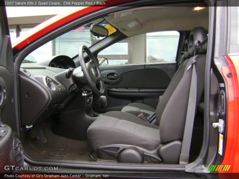 Chili Pepper Red / Black 2007 Saturn ION 2 Quad Coupe