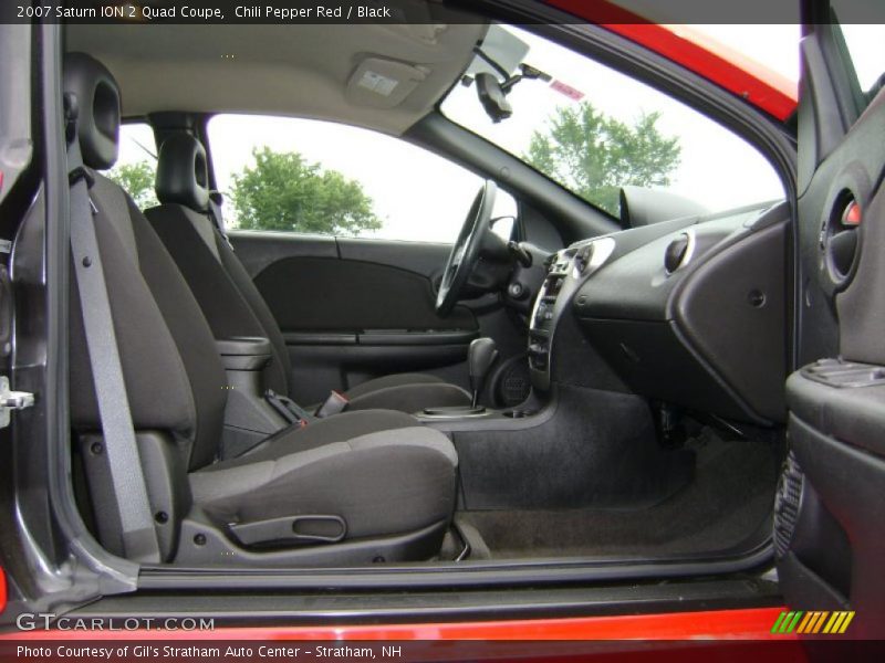 Chili Pepper Red / Black 2007 Saturn ION 2 Quad Coupe