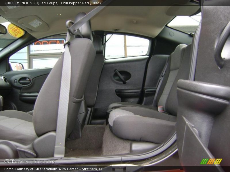 Chili Pepper Red / Black 2007 Saturn ION 2 Quad Coupe
