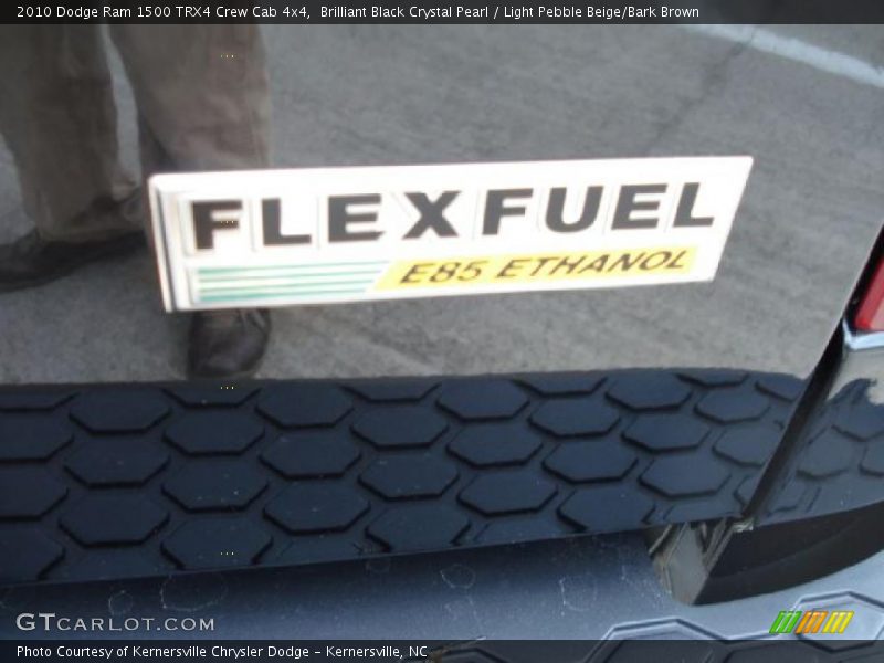 Brilliant Black Crystal Pearl / Light Pebble Beige/Bark Brown 2010 Dodge Ram 1500 TRX4 Crew Cab 4x4