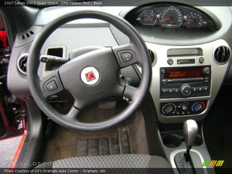 Chili Pepper Red / Black 2007 Saturn ION 2 Quad Coupe