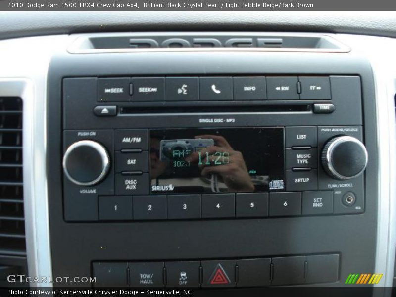 Brilliant Black Crystal Pearl / Light Pebble Beige/Bark Brown 2010 Dodge Ram 1500 TRX4 Crew Cab 4x4