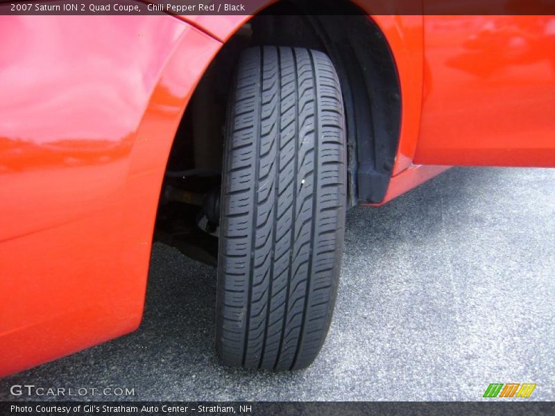 Chili Pepper Red / Black 2007 Saturn ION 2 Quad Coupe