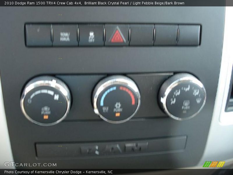 Brilliant Black Crystal Pearl / Light Pebble Beige/Bark Brown 2010 Dodge Ram 1500 TRX4 Crew Cab 4x4