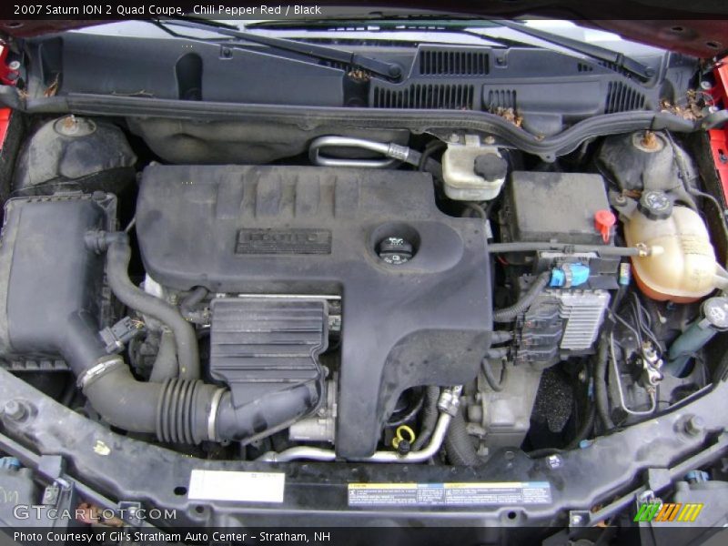 Chili Pepper Red / Black 2007 Saturn ION 2 Quad Coupe