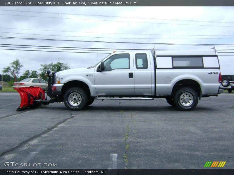 Silver Metallic / Medium Flint 2002 Ford F250 Super Duty XLT SuperCab 4x4