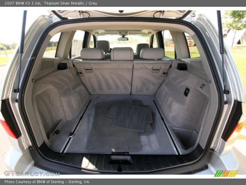 Titanium Silver Metallic / Grey 2007 BMW X3 3.0si