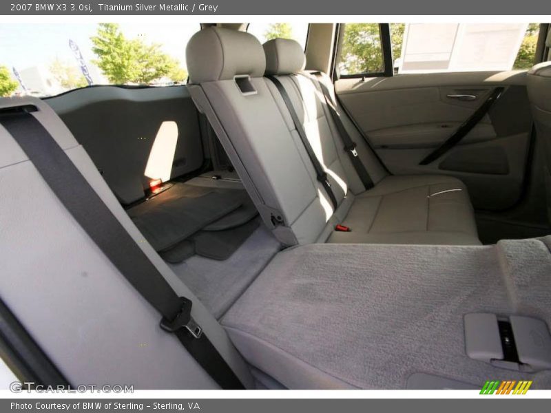 Titanium Silver Metallic / Grey 2007 BMW X3 3.0si