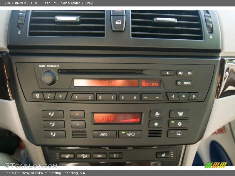 Titanium Silver Metallic / Grey 2007 BMW X3 3.0si