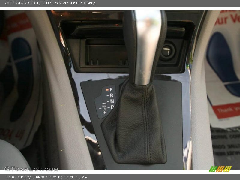 Titanium Silver Metallic / Grey 2007 BMW X3 3.0si
