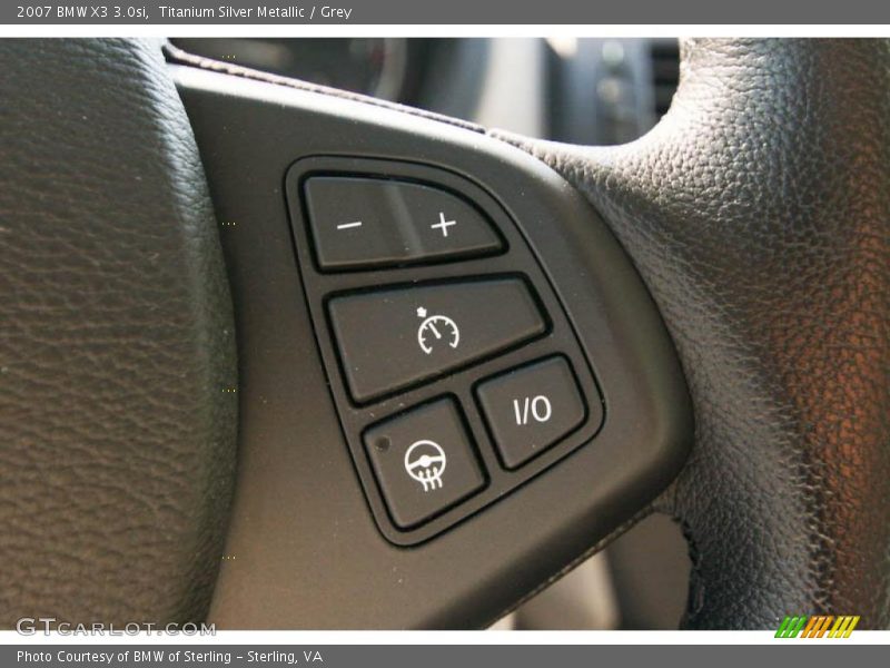 Titanium Silver Metallic / Grey 2007 BMW X3 3.0si