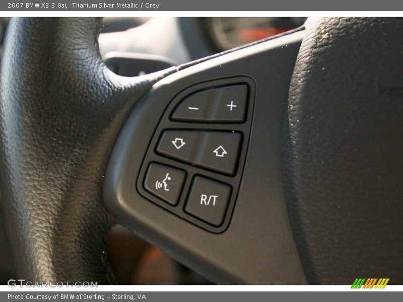 Titanium Silver Metallic / Grey 2007 BMW X3 3.0si