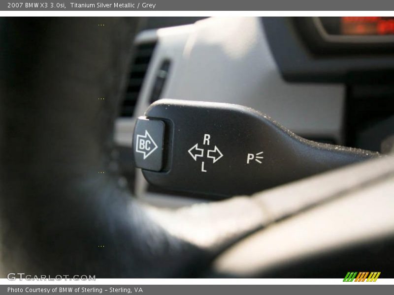 Titanium Silver Metallic / Grey 2007 BMW X3 3.0si