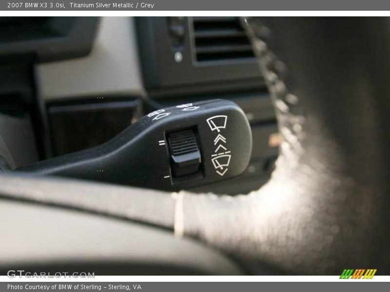 Titanium Silver Metallic / Grey 2007 BMW X3 3.0si