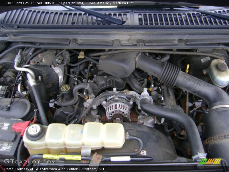 Silver Metallic / Medium Flint 2002 Ford F250 Super Duty XLT SuperCab 4x4