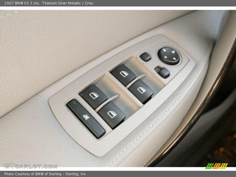 Titanium Silver Metallic / Grey 2007 BMW X3 3.0si