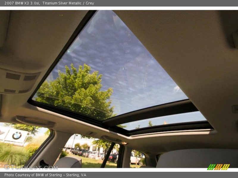 Titanium Silver Metallic / Grey 2007 BMW X3 3.0si