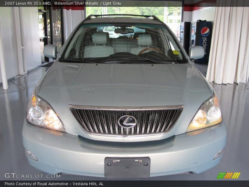 Millennium Silver Metallic / Light Gray 2007 Lexus RX 350 AWD