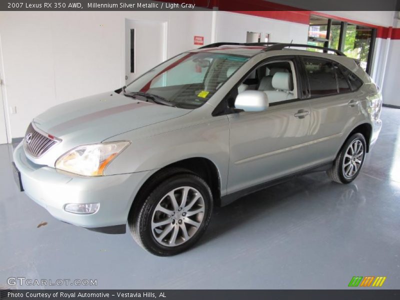 Millennium Silver Metallic / Light Gray 2007 Lexus RX 350 AWD