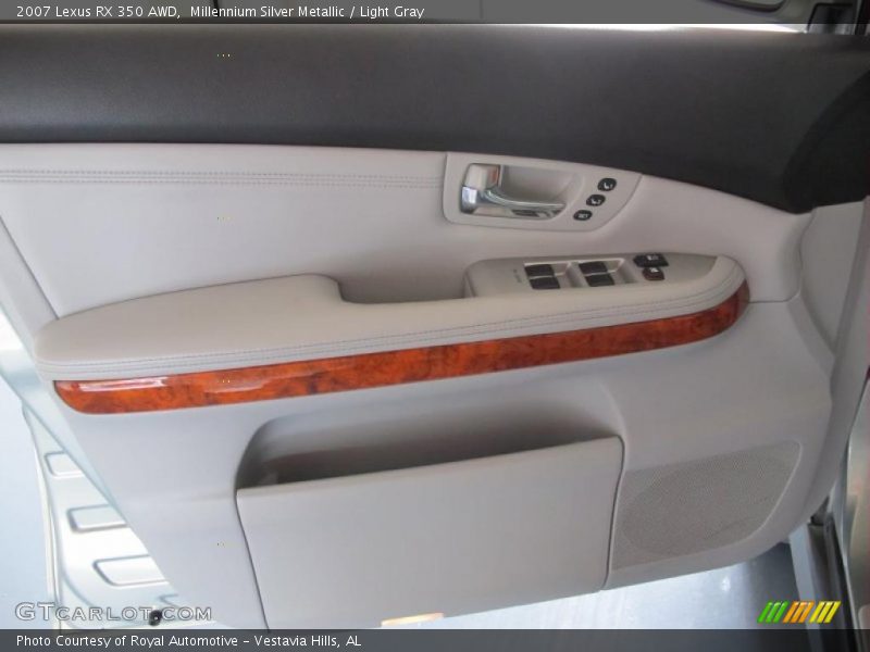 Millennium Silver Metallic / Light Gray 2007 Lexus RX 350 AWD