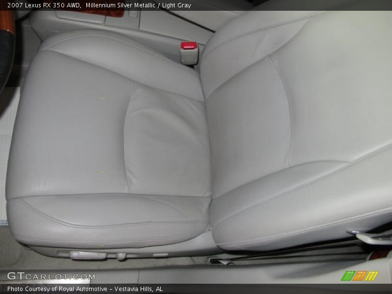Millennium Silver Metallic / Light Gray 2007 Lexus RX 350 AWD