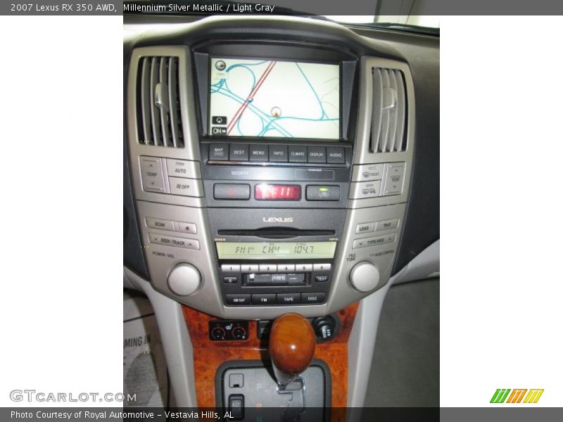 Millennium Silver Metallic / Light Gray 2007 Lexus RX 350 AWD