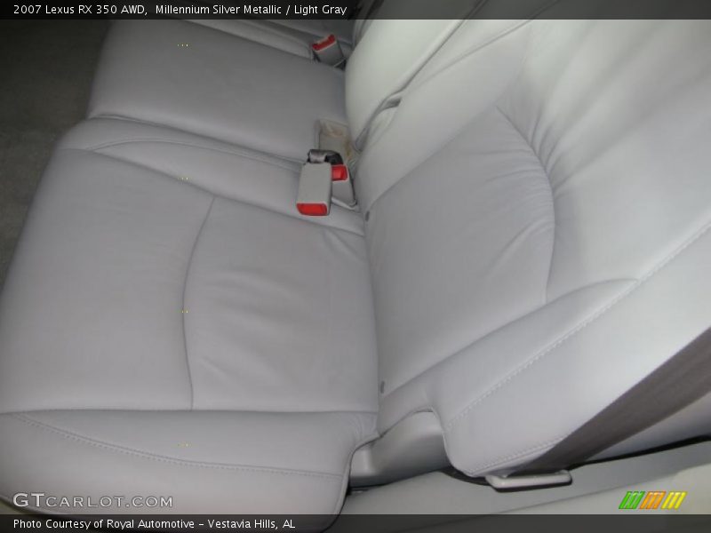 Millennium Silver Metallic / Light Gray 2007 Lexus RX 350 AWD