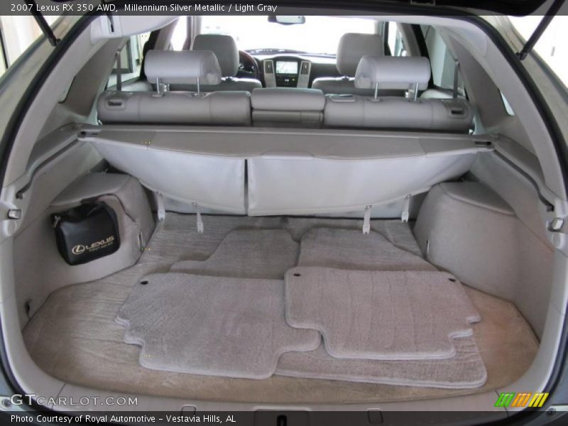 Millennium Silver Metallic / Light Gray 2007 Lexus RX 350 AWD