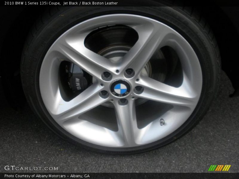 Jet Black / Black Boston Leather 2010 BMW 1 Series 135i Coupe