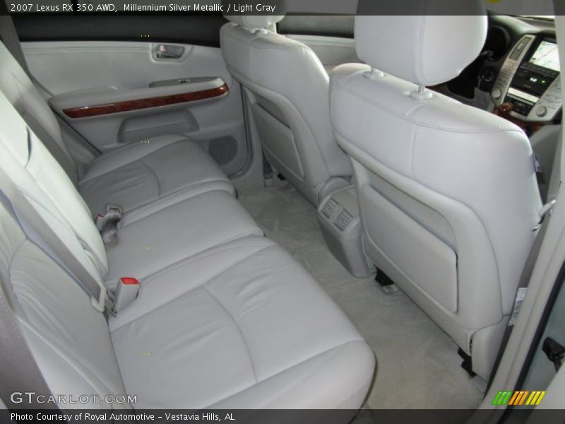Millennium Silver Metallic / Light Gray 2007 Lexus RX 350 AWD