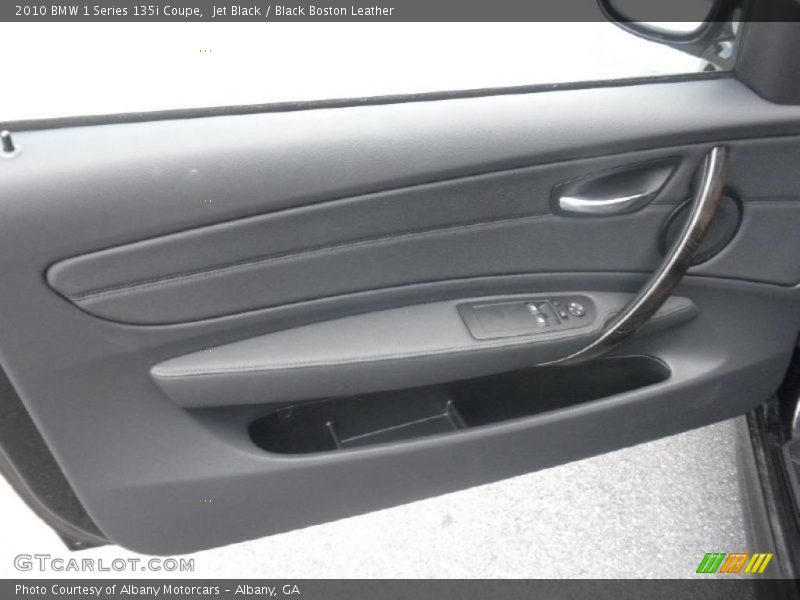 Jet Black / Black Boston Leather 2010 BMW 1 Series 135i Coupe