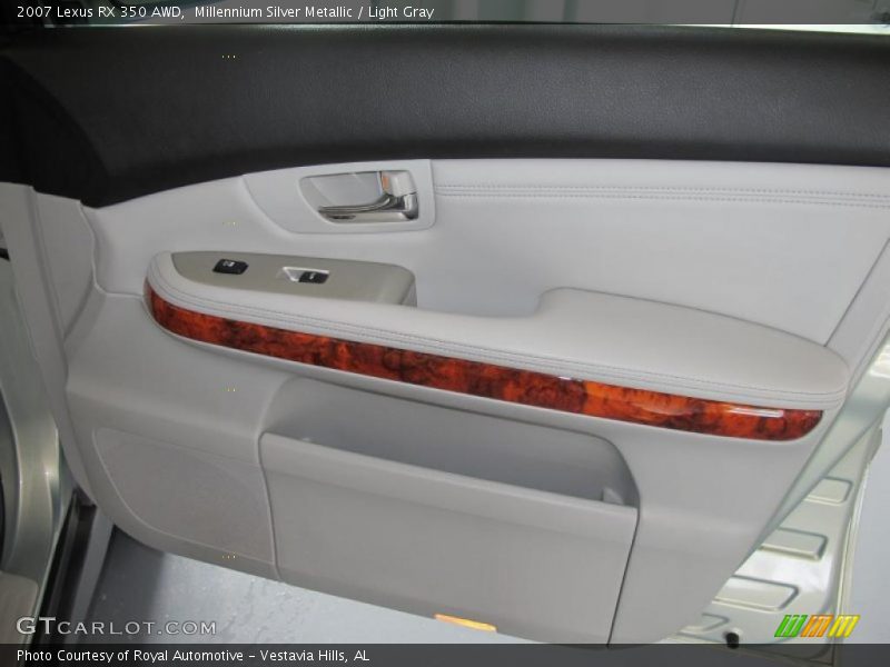 Millennium Silver Metallic / Light Gray 2007 Lexus RX 350 AWD