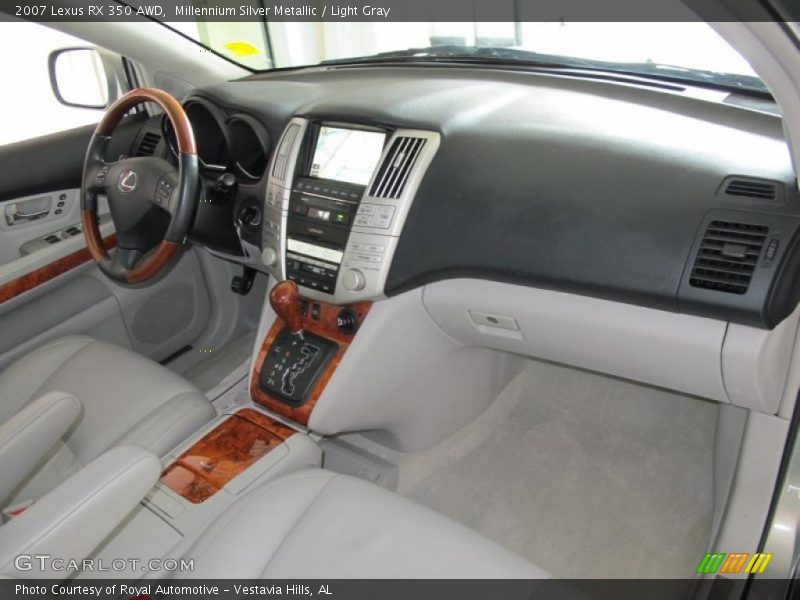 Millennium Silver Metallic / Light Gray 2007 Lexus RX 350 AWD