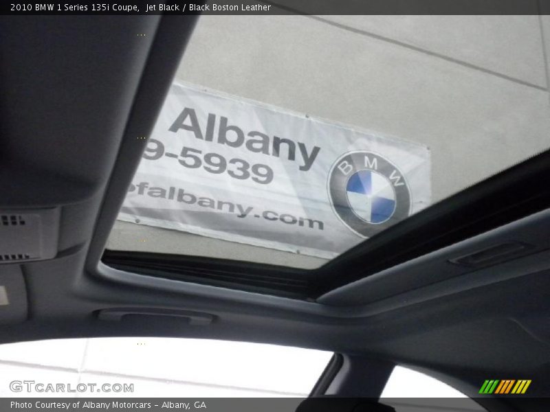 Jet Black / Black Boston Leather 2010 BMW 1 Series 135i Coupe