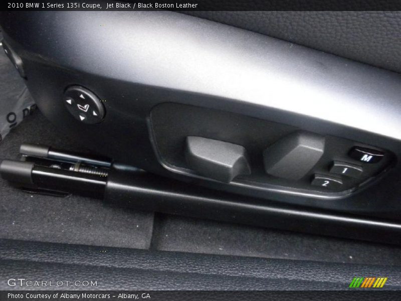 Jet Black / Black Boston Leather 2010 BMW 1 Series 135i Coupe