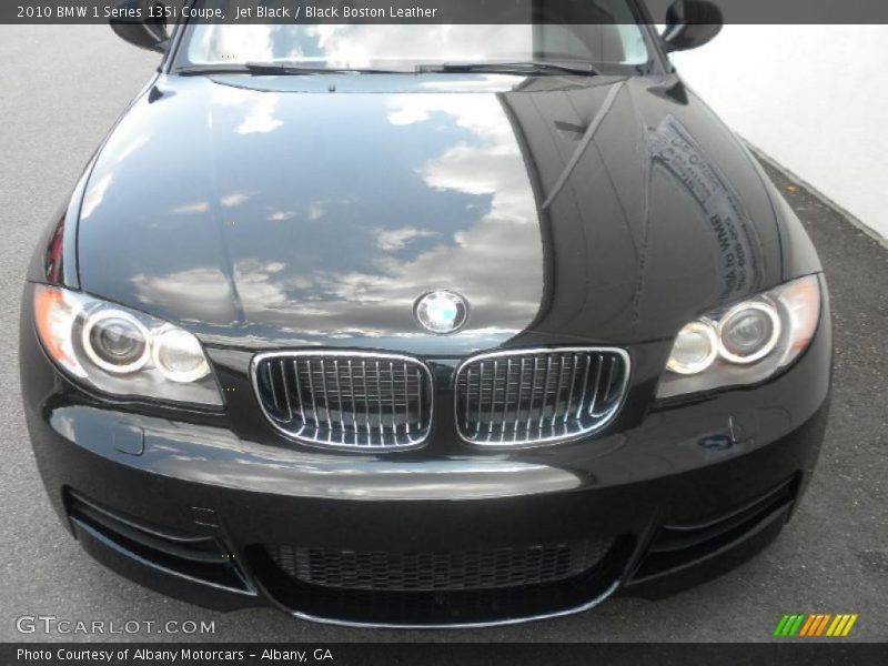 Jet Black / Black Boston Leather 2010 BMW 1 Series 135i Coupe