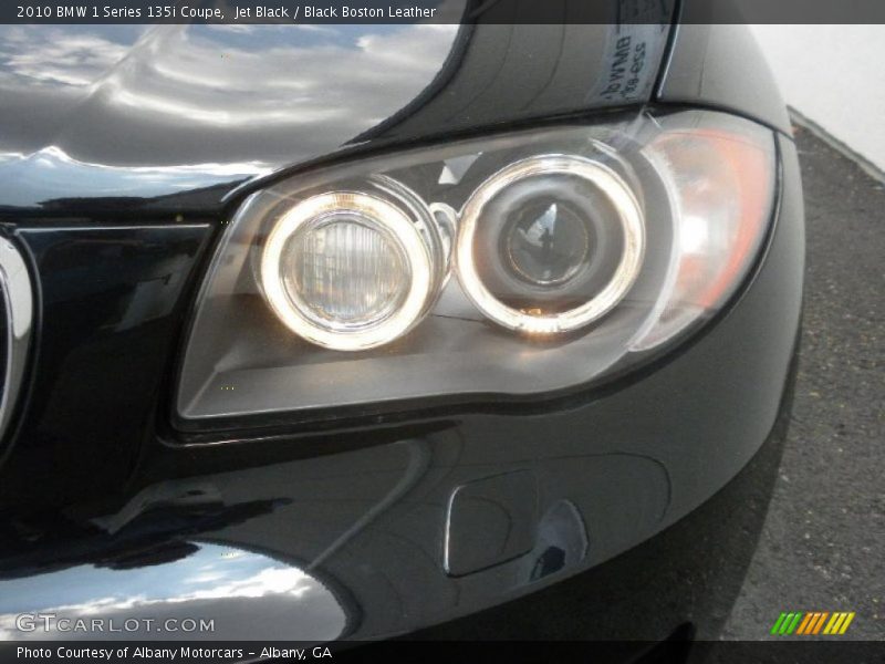 Jet Black / Black Boston Leather 2010 BMW 1 Series 135i Coupe