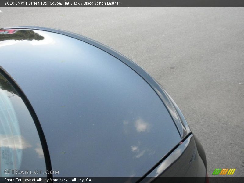 Jet Black / Black Boston Leather 2010 BMW 1 Series 135i Coupe