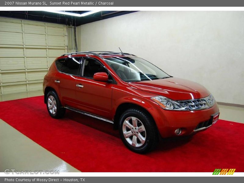 Sunset Red Pearl Metallic / Charcoal 2007 Nissan Murano SL