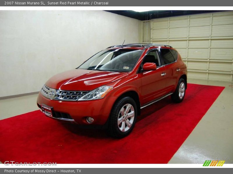 Sunset Red Pearl Metallic / Charcoal 2007 Nissan Murano SL