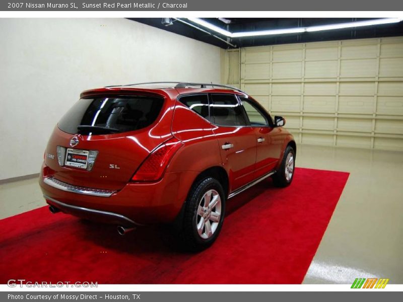 Sunset Red Pearl Metallic / Charcoal 2007 Nissan Murano SL
