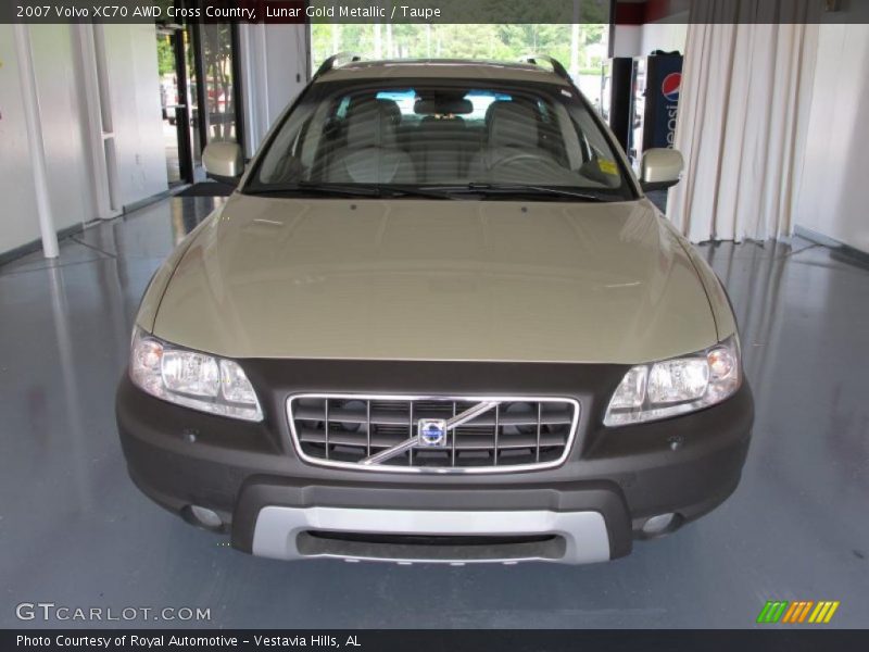 Lunar Gold Metallic / Taupe 2007 Volvo XC70 AWD Cross Country