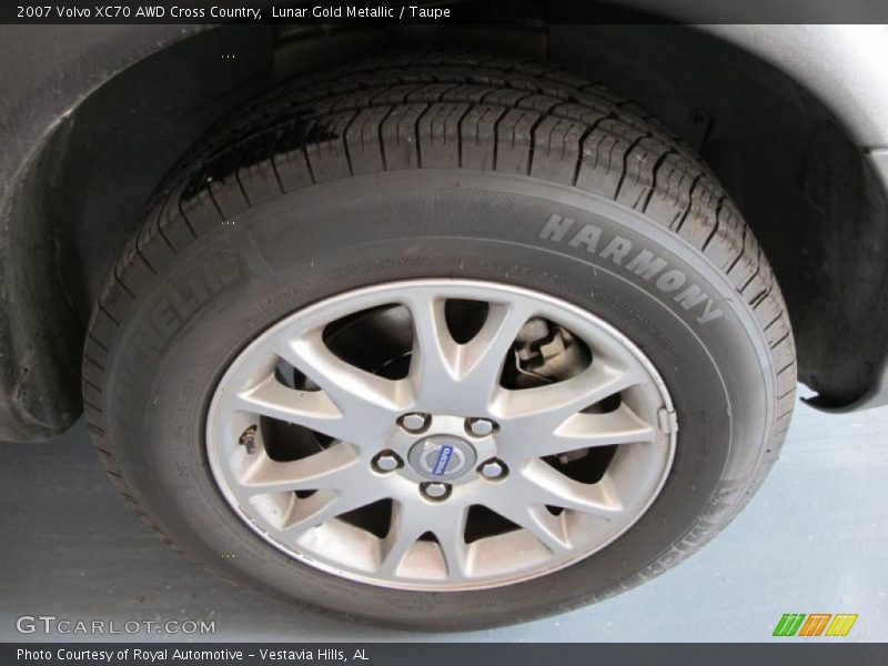 Lunar Gold Metallic / Taupe 2007 Volvo XC70 AWD Cross Country