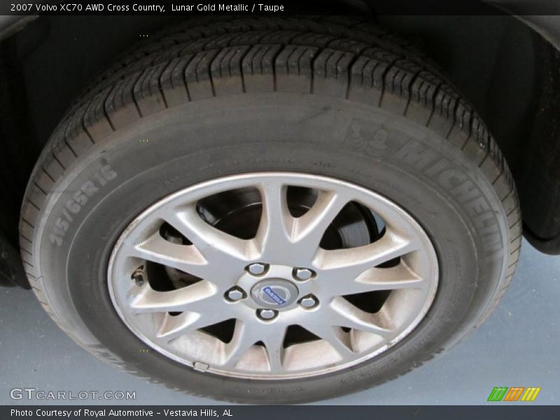 Lunar Gold Metallic / Taupe 2007 Volvo XC70 AWD Cross Country