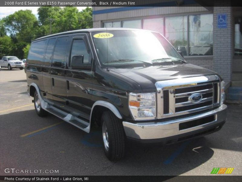 Black / Medium Flint 2008 Ford E Series Van E150 Passenger Conversion