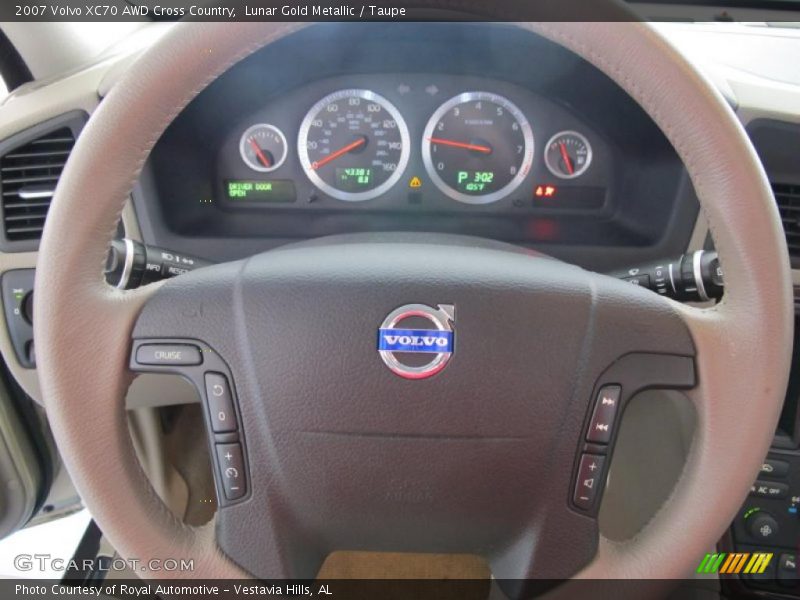 Lunar Gold Metallic / Taupe 2007 Volvo XC70 AWD Cross Country