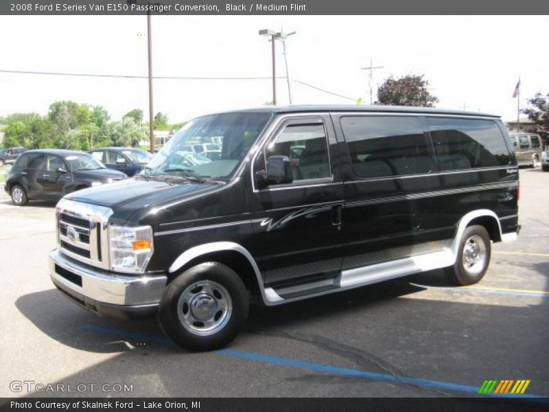 Black / Medium Flint 2008 Ford E Series Van E150 Passenger Conversion